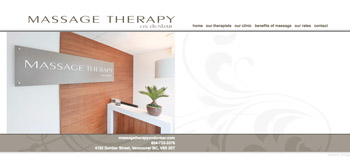 massagetherapyondunbar.com - simple and elegant website that uses jQuery to add specific interest